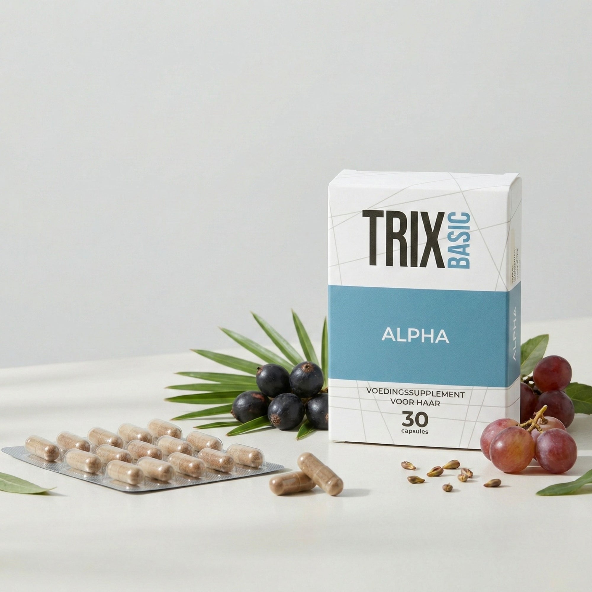TRIX Basic Alpha mit pflanzlichen Inhaltsstoffen und Kapseln